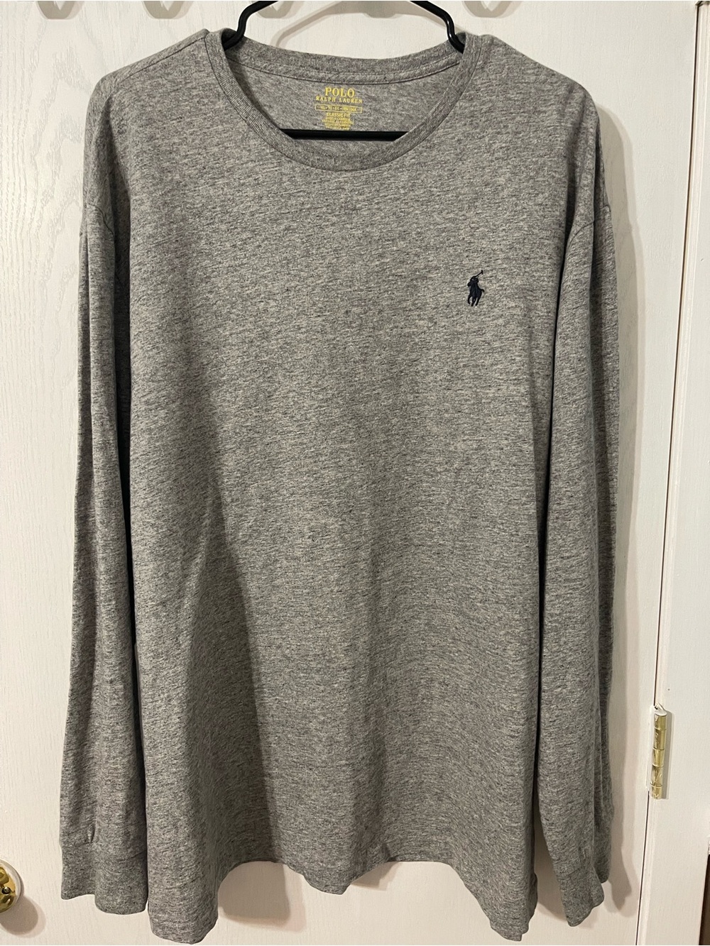 Gray Long Sleeve Shirt